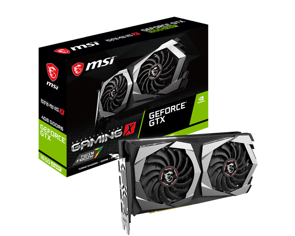 MSI GAMING X - NVIDIA 4 GB GDDR6 GeForce GTX 1650 SUPER graphics card