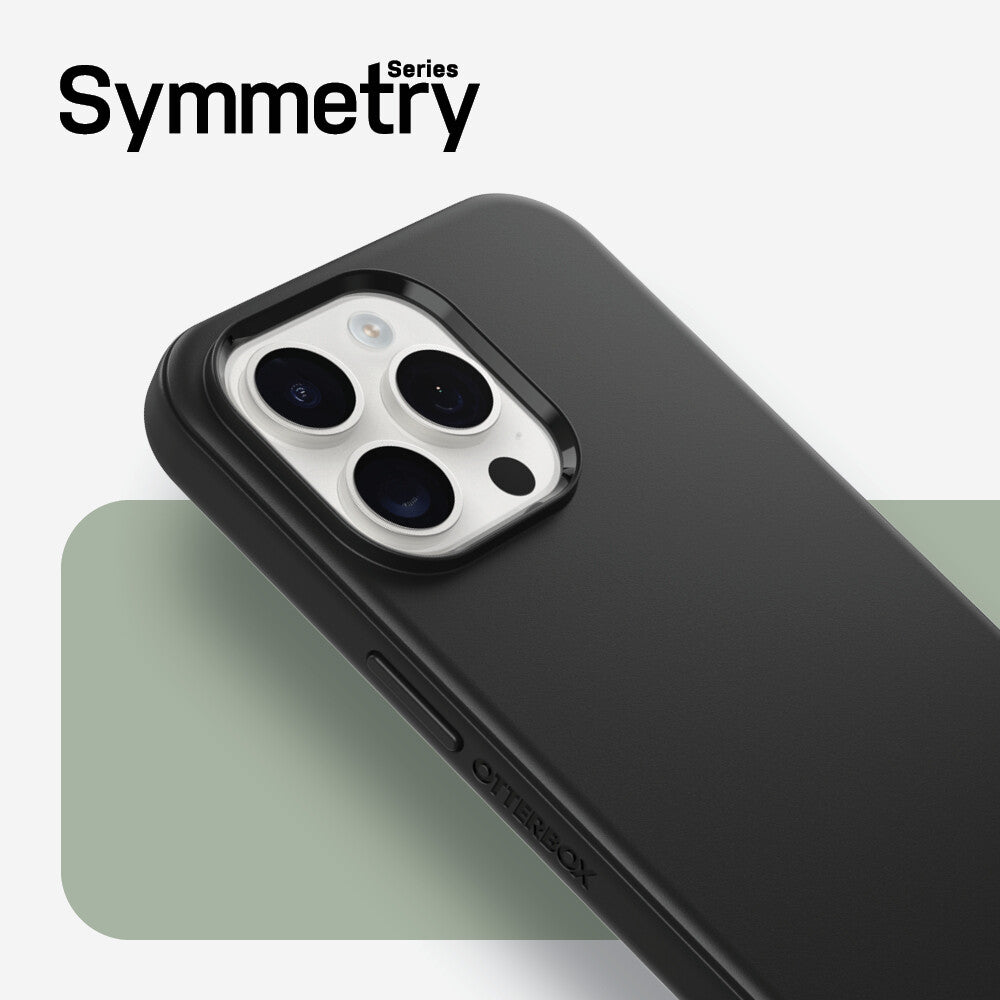 OtterBox Symmetry Series for iPhone 15 Pro Max in Black