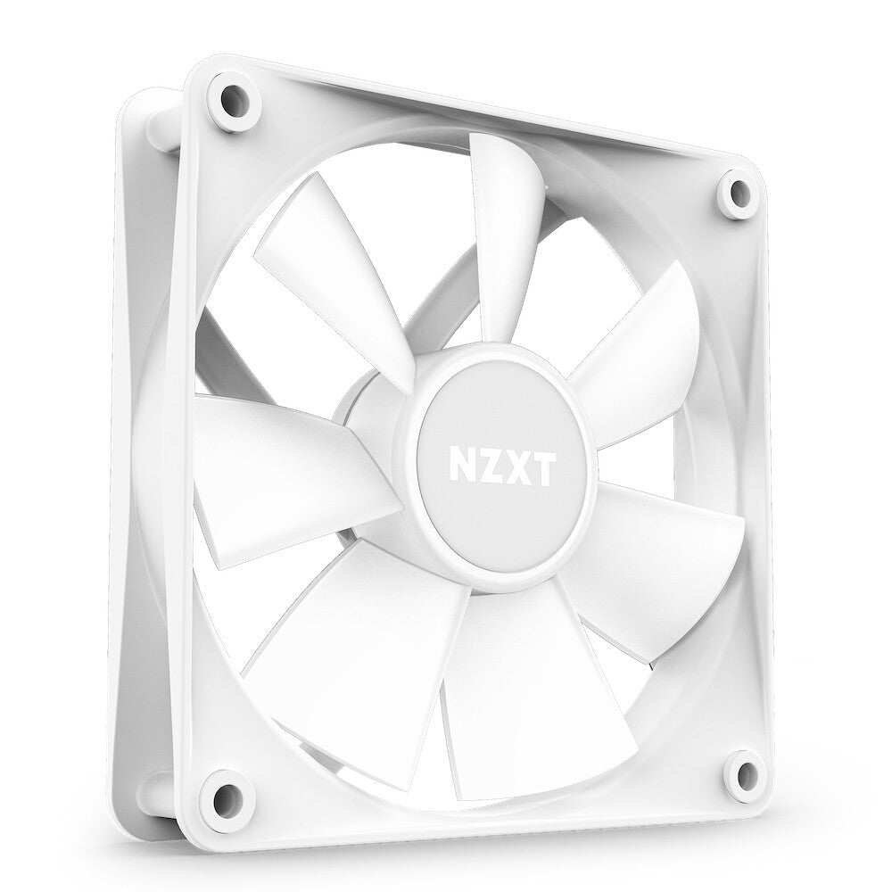 NZXT F120 Core RGB - Computer Case Fan in White - 120mm (Pack of 3)