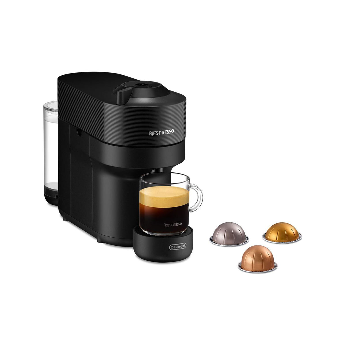 De&#39;Longhi Nespresso Vertuo Pop Capsule Coffee Machine in Black