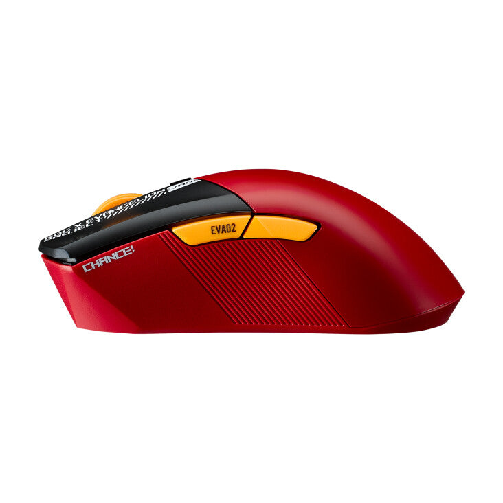 ASUS ROG Gladius III Wireless AimPoint &quot;EVA-02 Edition&quot; -  RF Wireless + Bluetooth + USB Type-A Optical Mouse - 36,000 DPI