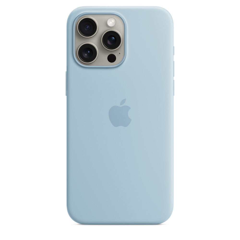 Apple MWNR3ZM/A - Silicone Case with MagSafe for iPhone 15 Pro Max in Light Blue