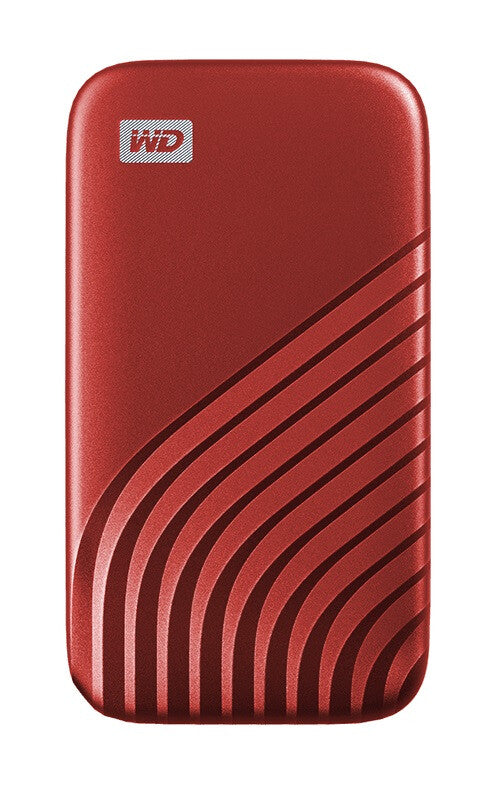 Western Digital My Passport - USB Type-C External SSD in Red - 2 TB