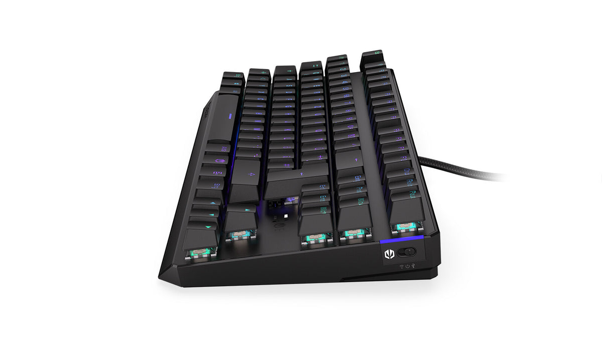 ENDORFY Thock TKL - USB Wired + RF Wireless RGB Mechanical Keyboard in Black (QWERTZ German)