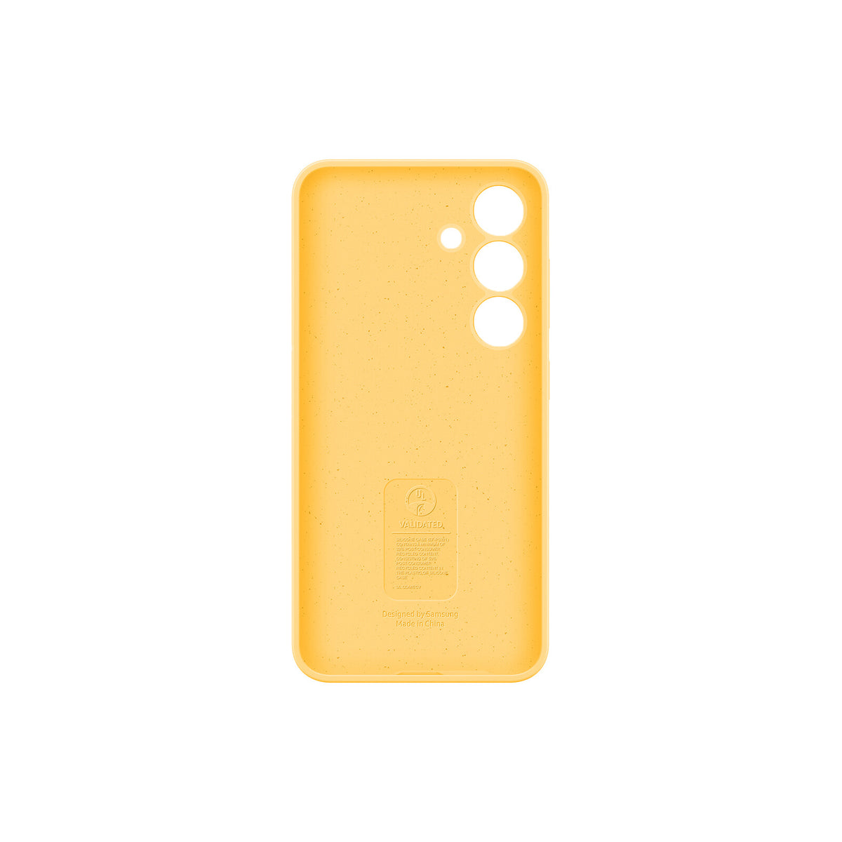 Samsung Silicone Case for Galaxy S24 in Yellow