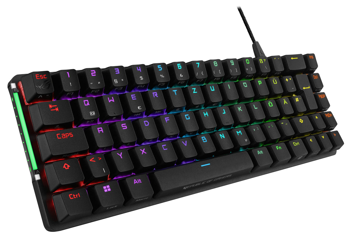 ASUS ROG Falchion Ace - USB Wired Mechanical RGB Keyboard in Black (QWERTZ German)