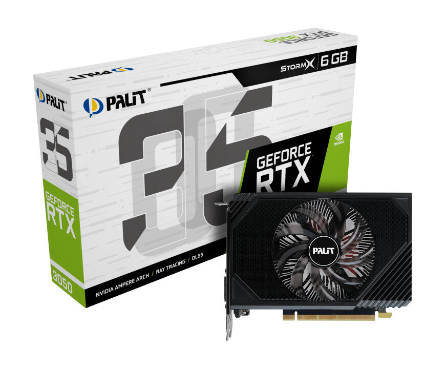 Palit StormX - NVIDIA 6 GB GDDR6 GeForce RTX 3050 graphics card