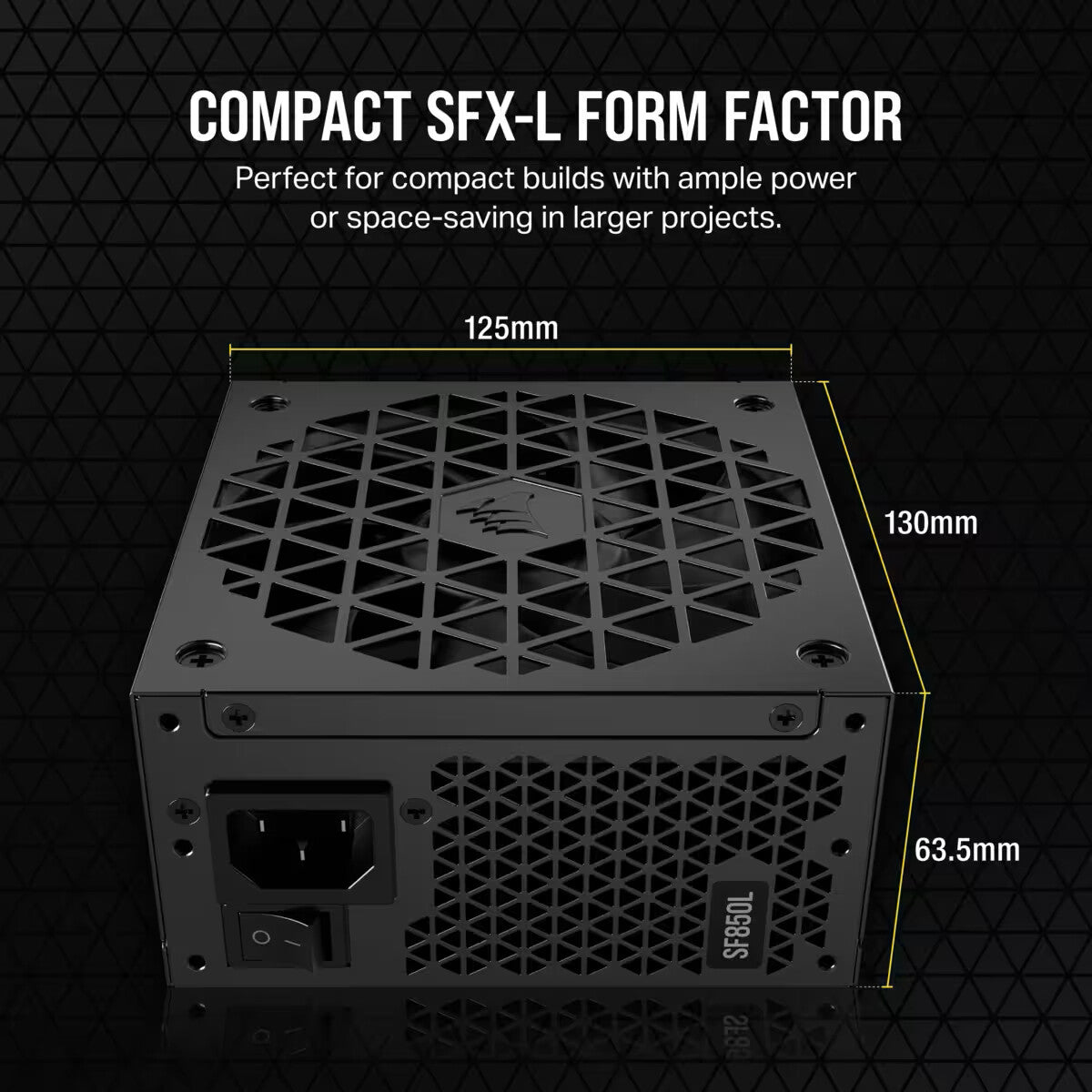 Corsair SF-850L Series - 850W 80+ Gold Fully Modular Power Supply Unit