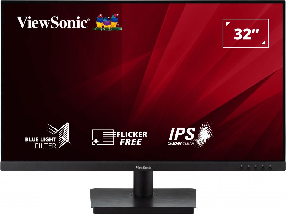 Viewsonic VA VA3209-2K-MHD Computer Monitor 81.3 cm (32&quot;) 2560 x 1440 pixels Quad HD Black