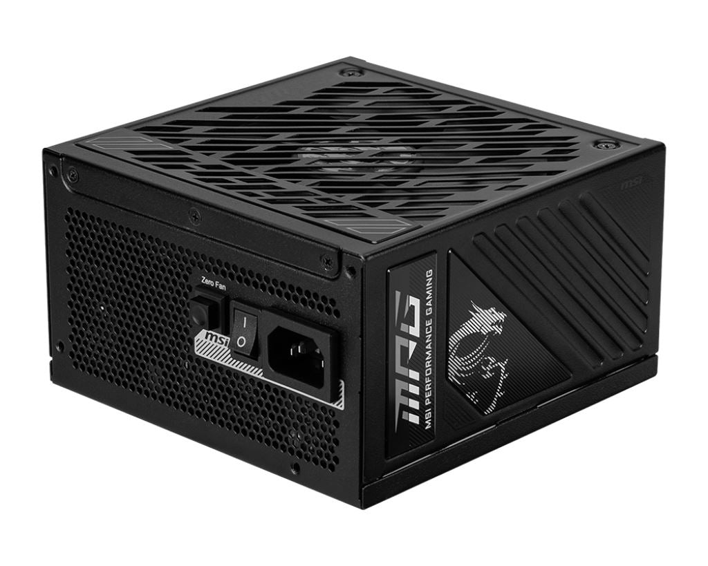 MSI MPG A850GS PCIE5 power supply unit 850 W 24-pin ATX ATX Black