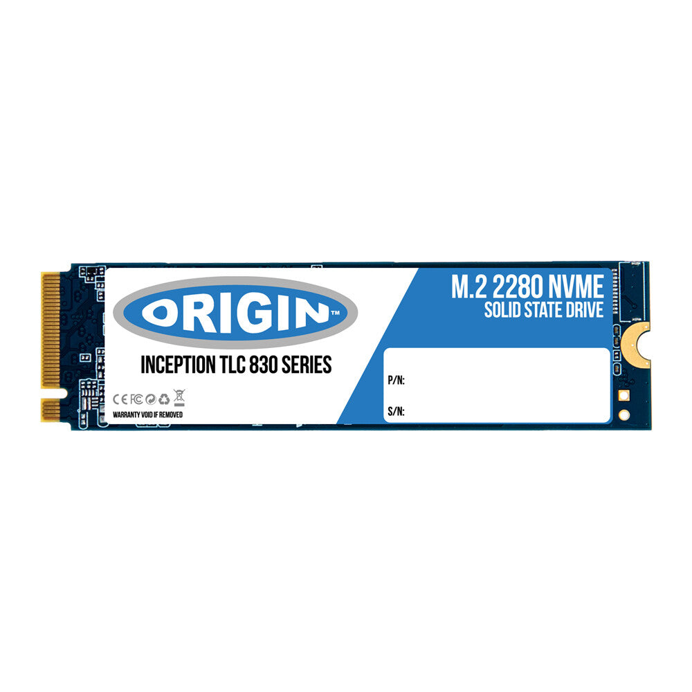 Origin Storage Inception TLC830 Pro - 3D PCIe NVMe M.2 SSD - 256 GB