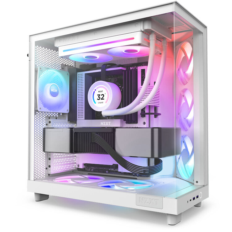 NZXT F240 RGB Core - Computer Case Fan in White - 240mm