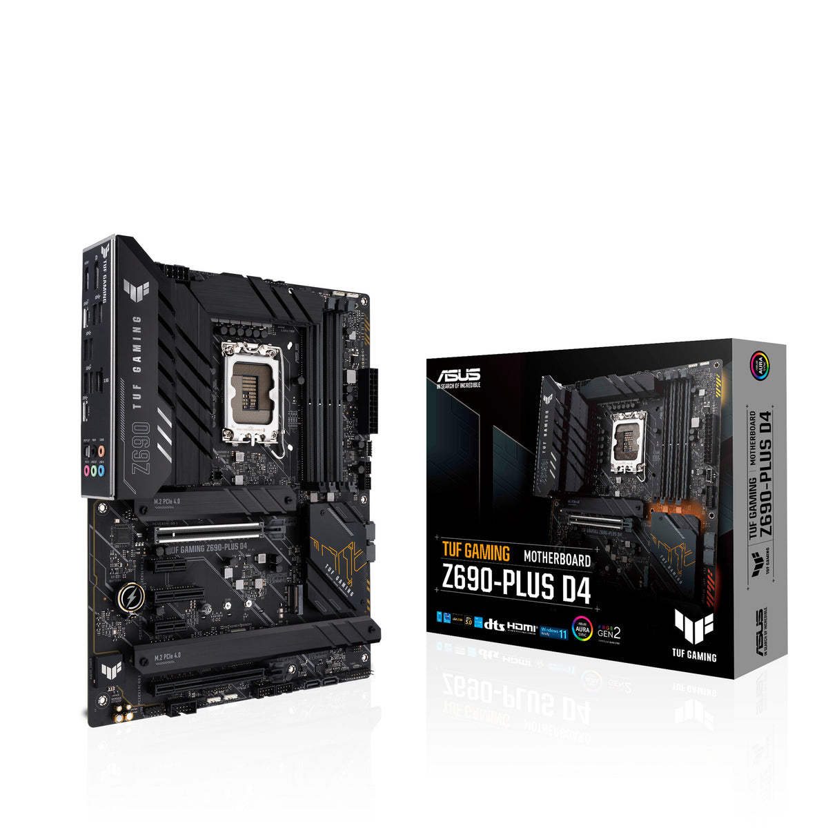 ASUS TUF GAMING Z690-PLUS D4 ATX motherboard - Intel Z690 LGA 1700