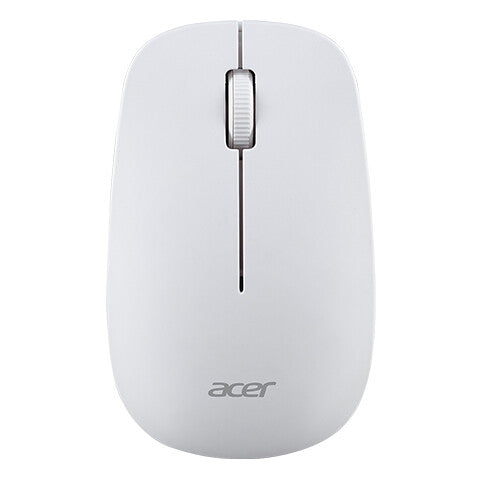 Acer - RF Wireless + Bluetooth Optical Mouse in White - 1,200 DPI