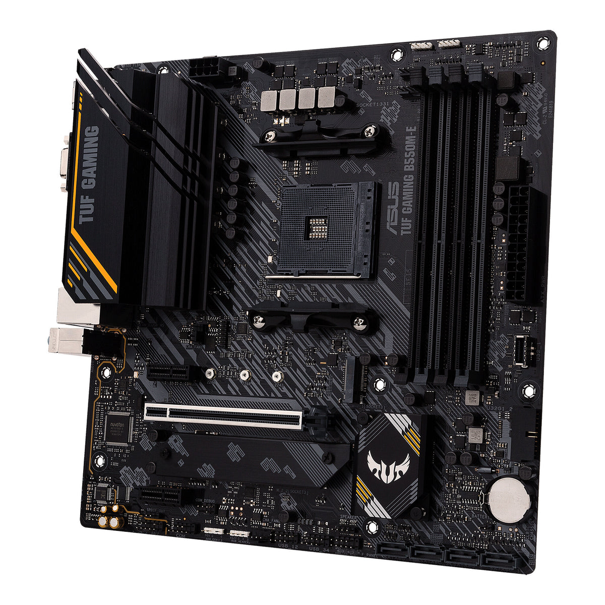 ASUS TUF GAMING B550M-E micro ATX motherboard - AMD B550 Socket AM4