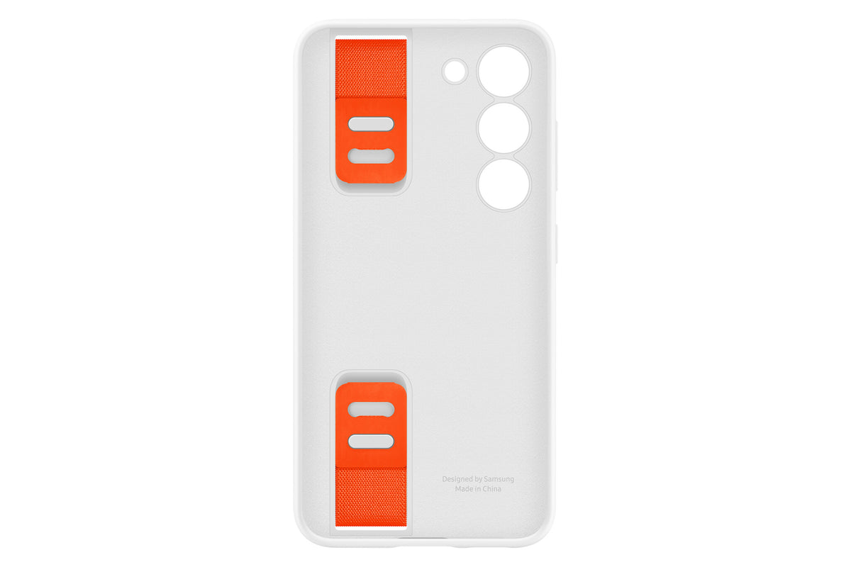 Samsung Silicone Grip Case for Galaxy S23 in White