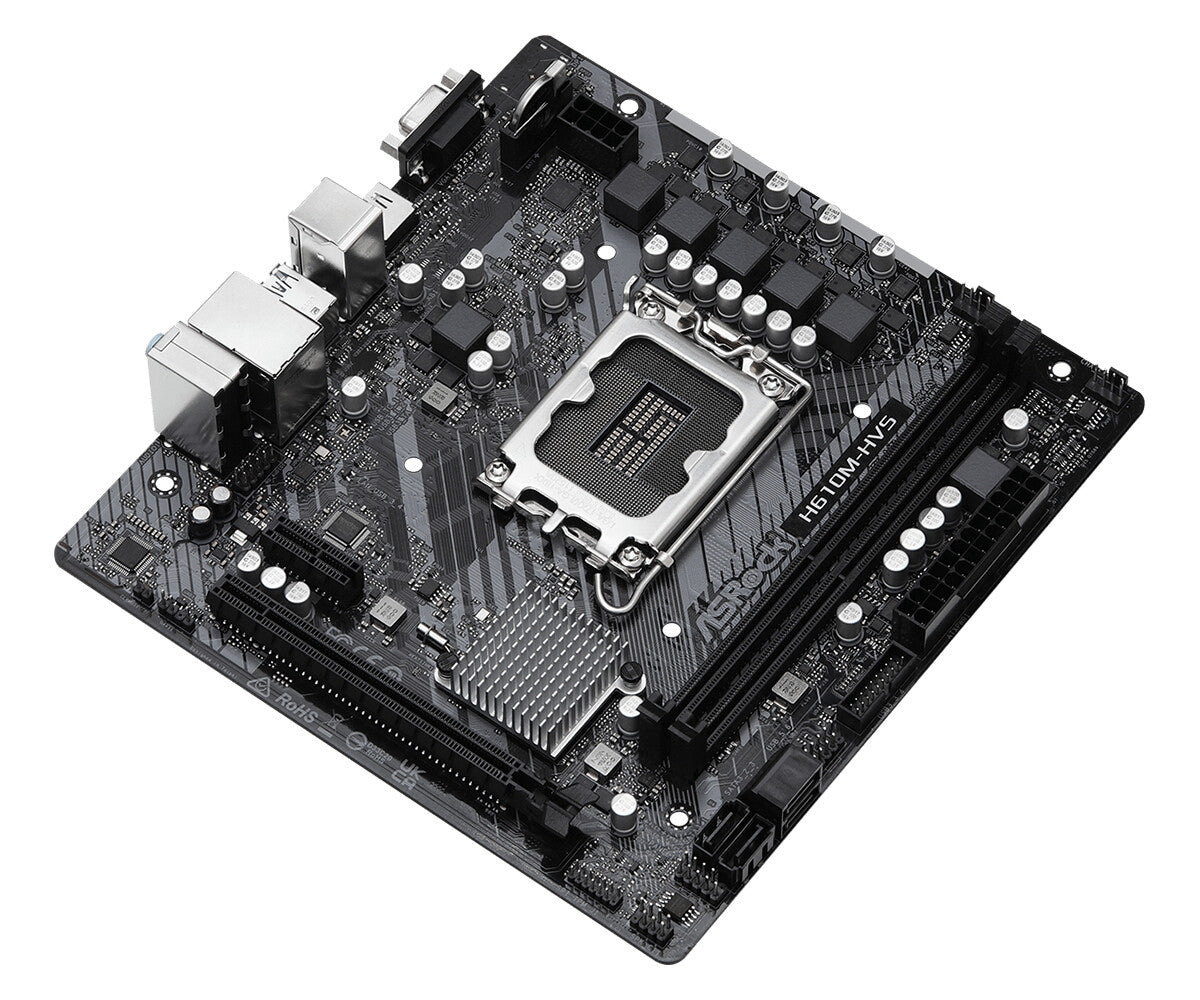 Asrock H610M-HVS micro ATX motherboard - Intel H610 LGA 1700