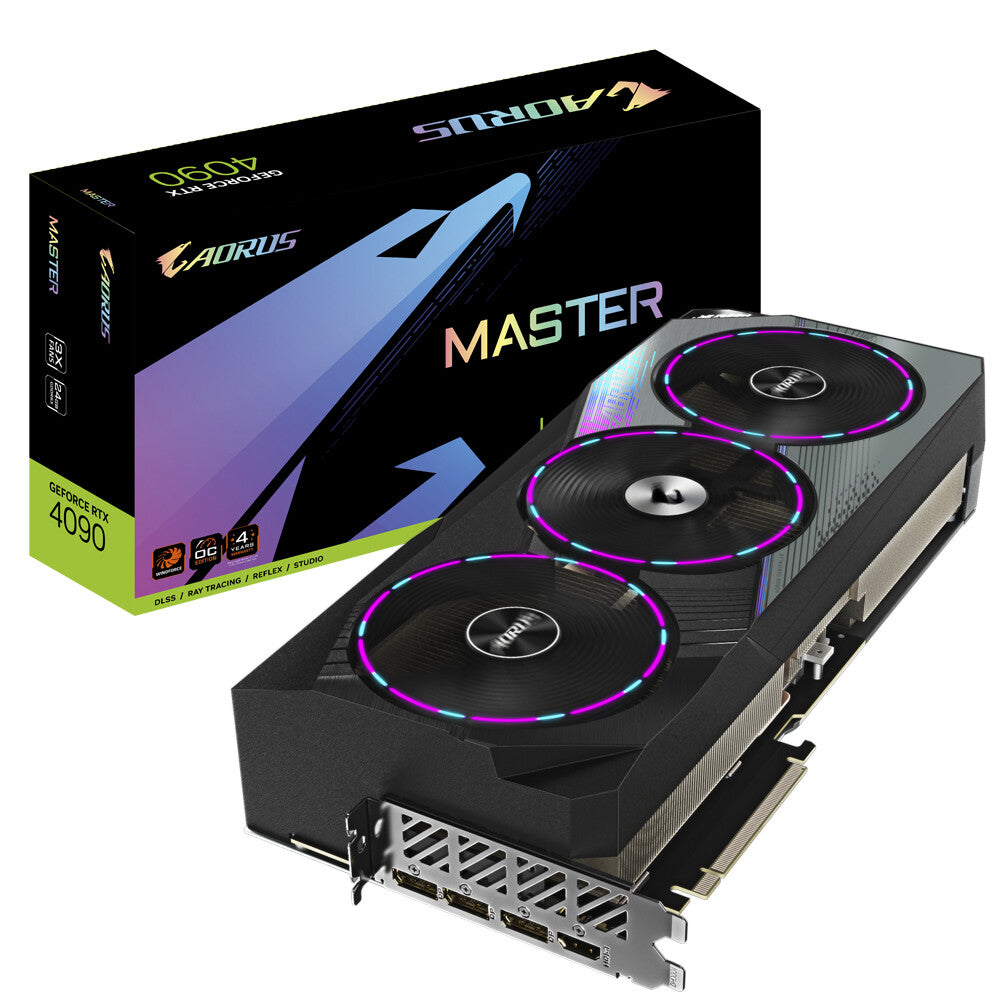 Gigabyte AORUS MASTER 24G - NVIDIA 24 GB GDDR6X GeForce RTX 4090 graphics card