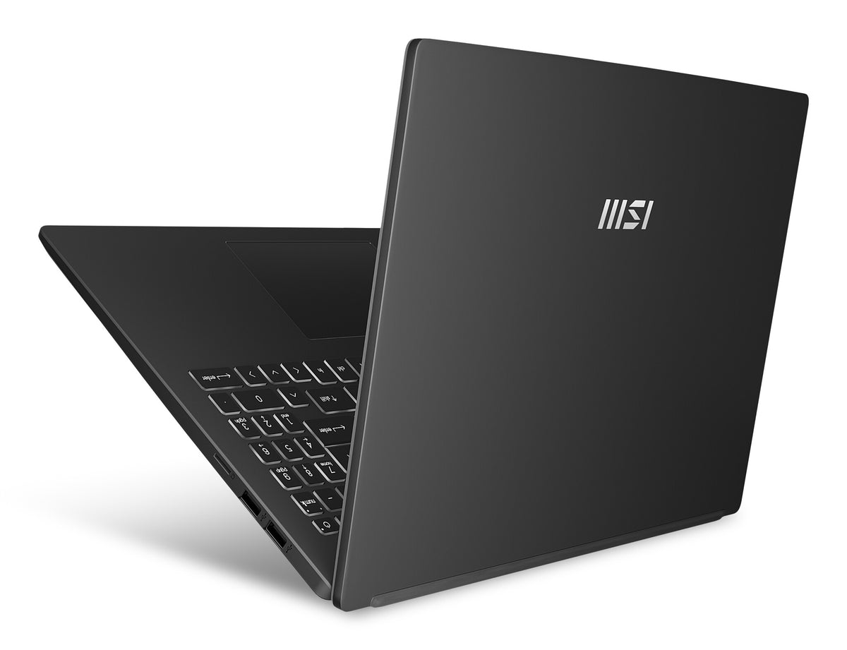 MSI Modern 15 Laptop - 39.6 cm (15.6&quot;) - Intel® Core™ i7-1255U  - 8 GB DDR4-SDRAM - 256 GB SSD - Wi-Fi 6 - Windows 11 Home - Black