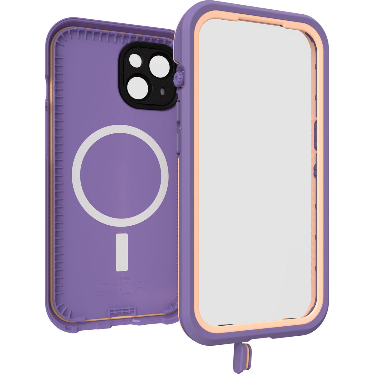 OtterBox Frē Series for iPhone 15 in Rule of Plum (Purple)