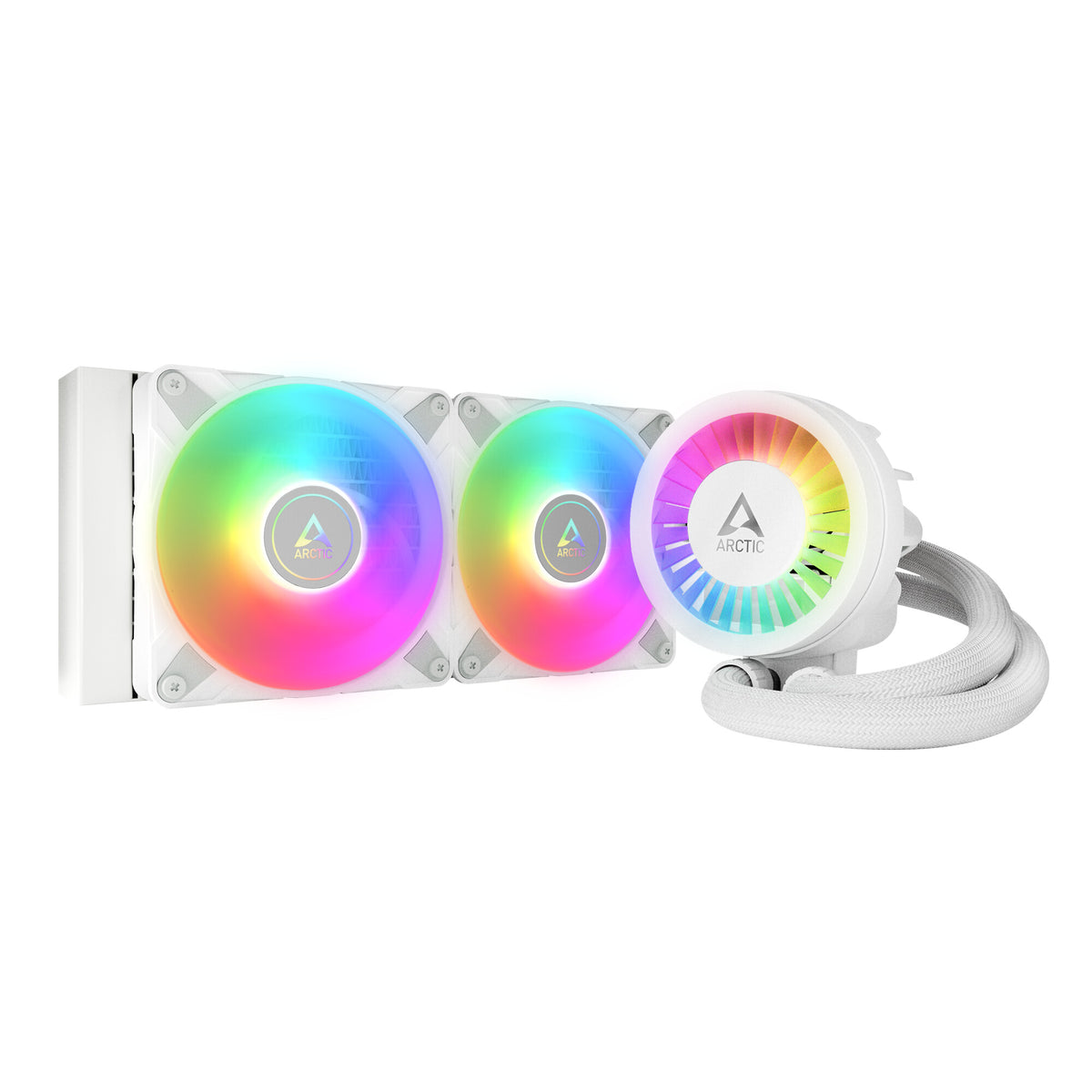 ARCTIC Liquid Freezer III 240 A-RGB - All-in-One Liquid CPU Cooler in White - 240mm