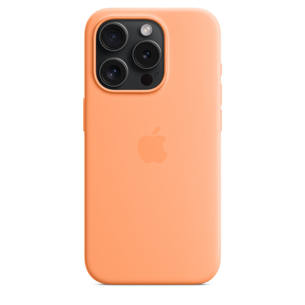 Apple mobile phone case for iPhone 15 Pro in Orange Sorbet