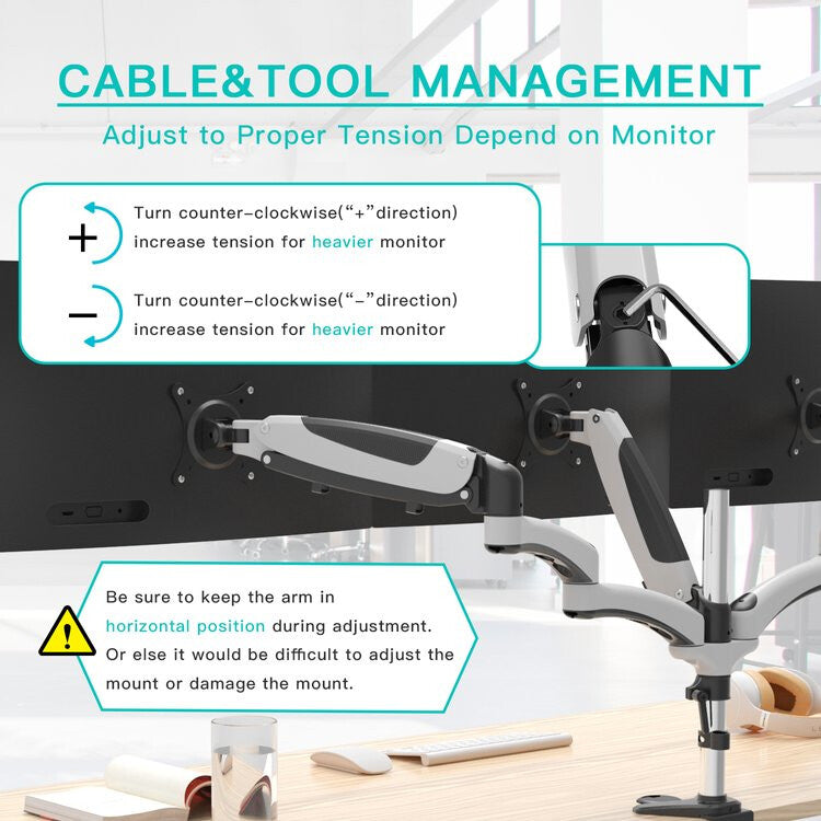 Amer Mounts HYDRA3XL - Desk monitor mount for 71.1 cm (28&quot;)