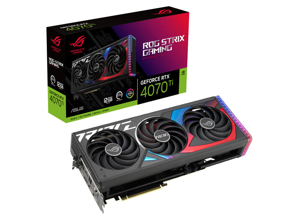 ASUS ROG STRIX GAMING - NVIDIA 12 GB GDDR6X GeForce RTX 4070 Ti graphics card