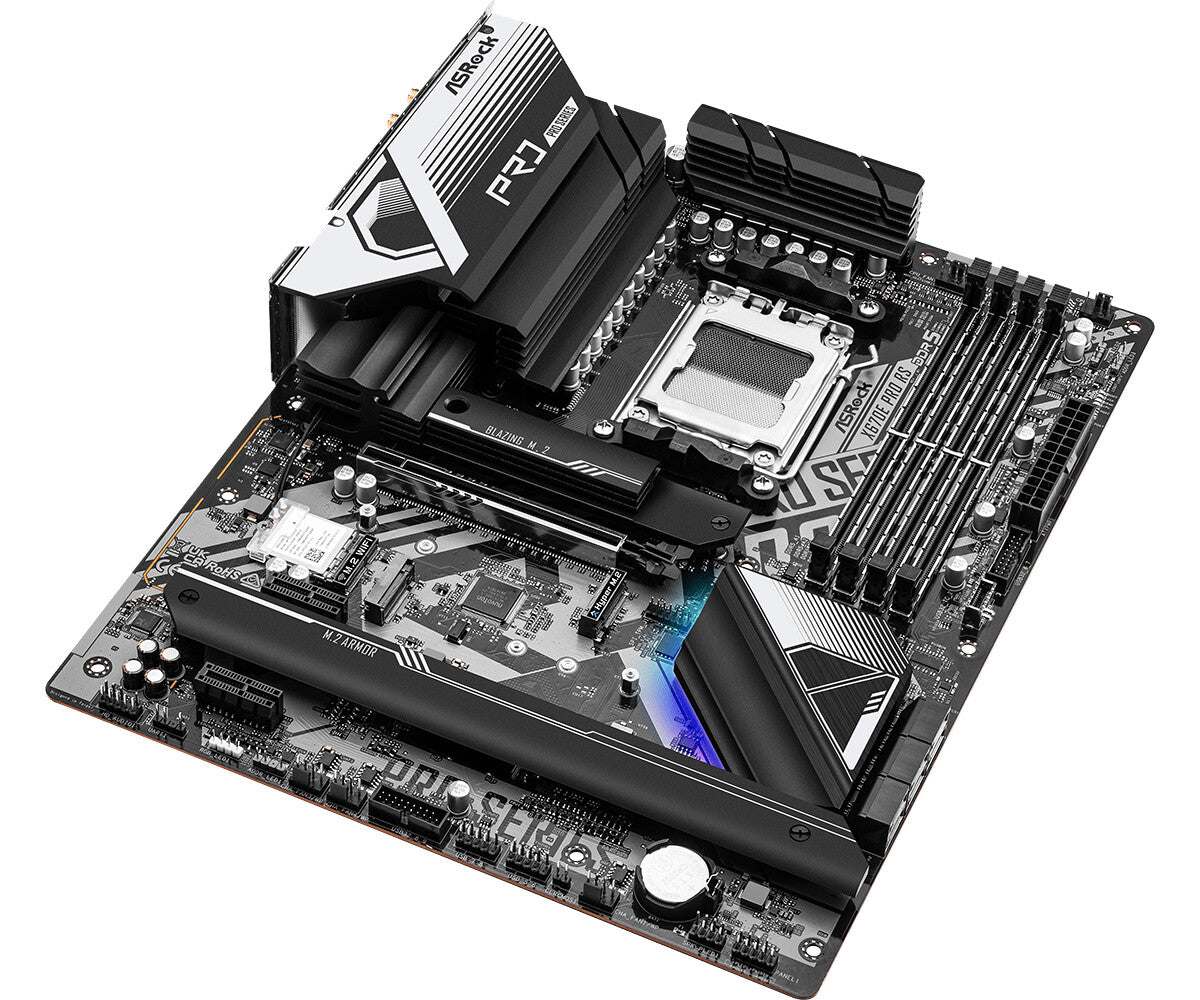 Asrock X670E Pro RS ATX motherboard - AMD X670 Socket AM5