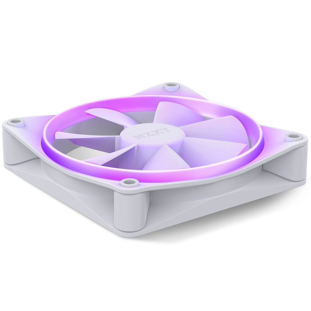 NZXT F120 RGB - Computer Case Fan in White - 120mm