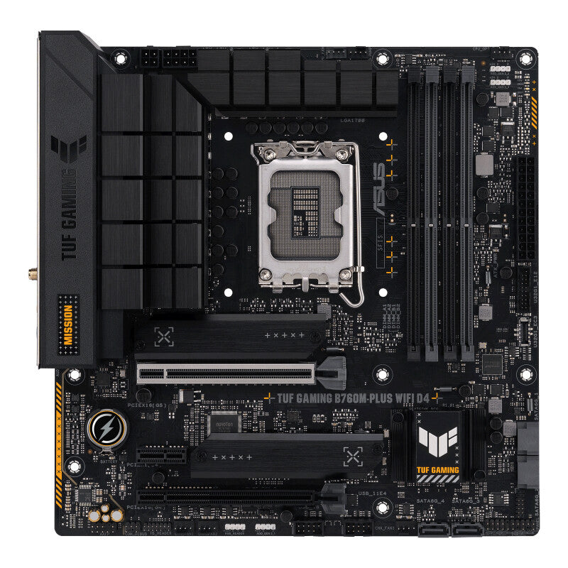 ASUS TUF GAMING B760M-PLUS WIFI micro ATX motherboard - Intel B760 LGA 1700