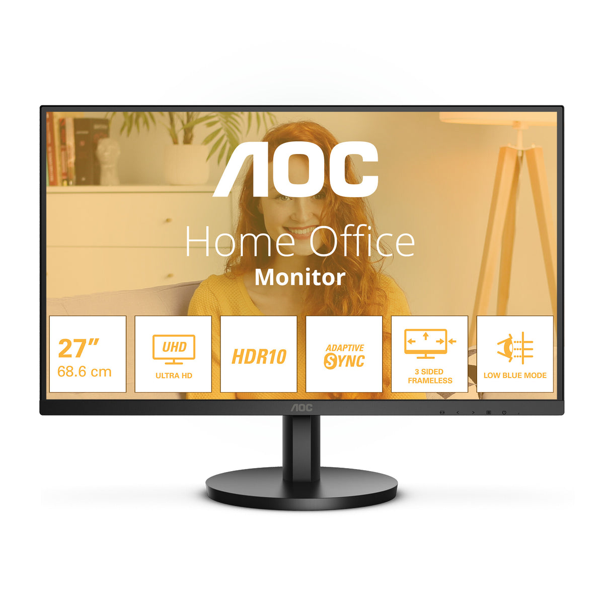 AOC B3 U27B3M - 68.6 cm (27&quot;) - 3840 x 2160 pixels 4K Ultra HD LCD Black