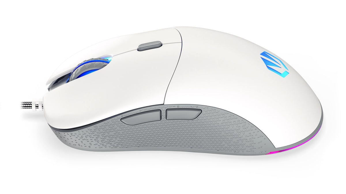 ENDORFY GEM - USB Type-C Wired Optical Mice in White - 8,000 DPI