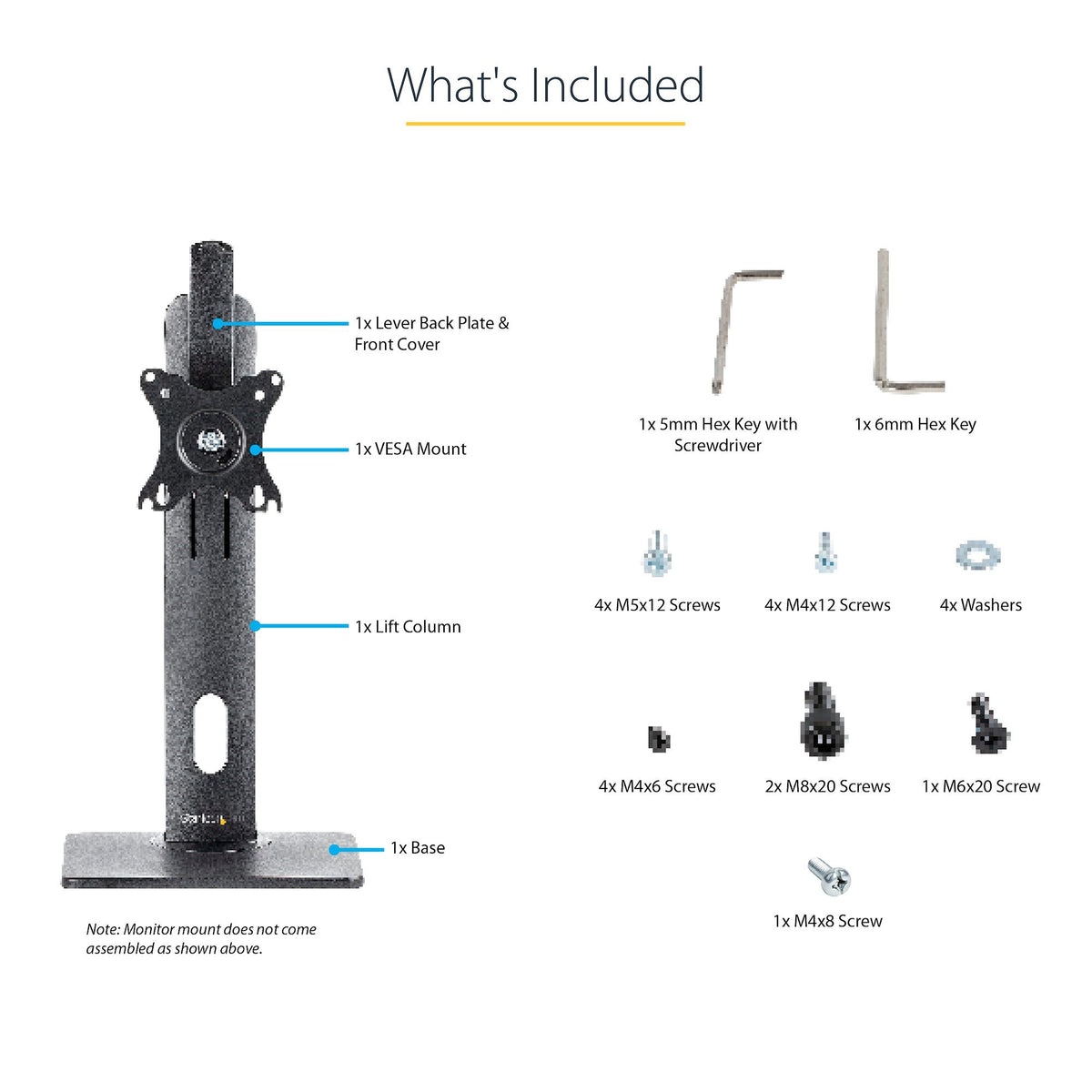 StarTech.com FPPNEUSTND - Desk monitor stand for 81.3 cm (32&quot;) to 86.4 cm (34&quot;)