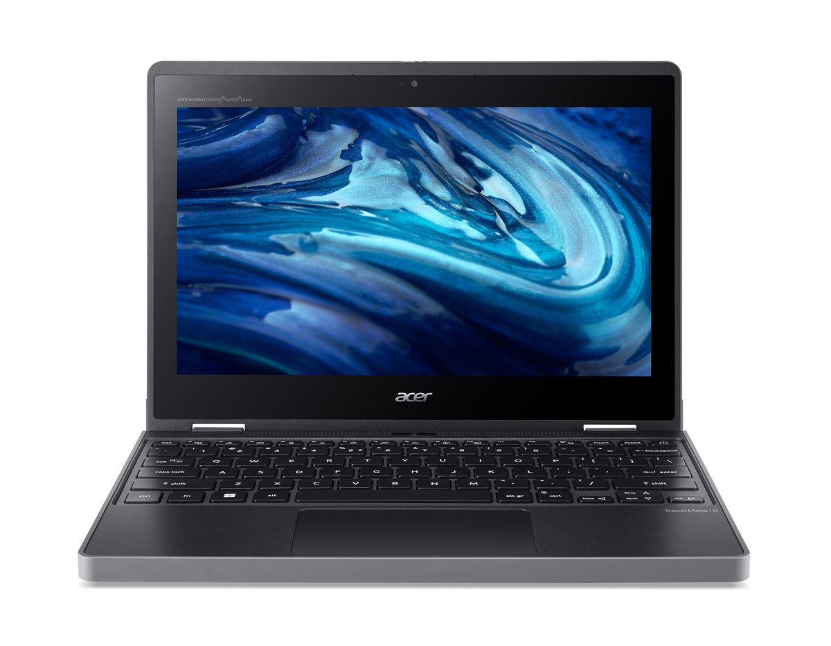 Acer TravelMate Spin B3 - 29.5cm (11.6&quot;) - Touchscreen - Intel® N N200 - 8 GB DDR5-SDRAM - 256 GB SSD - Wi-Fi 6E - Windows 11 Pro Education - Black