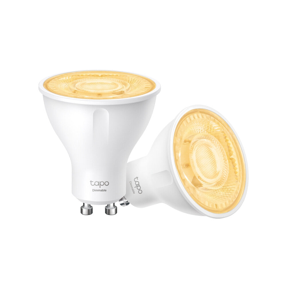 TP-Link Tapo Smart Wi-Fi Lightbulb - Dimmable - GU10 (Pack of 2)