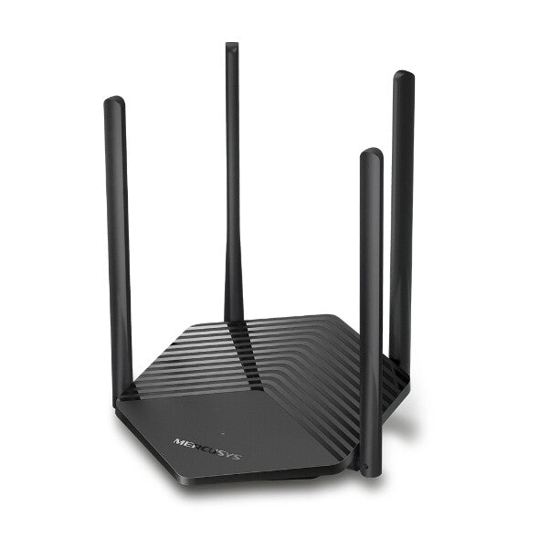 Mercusys AX1800 - Gigabit Ethernet Dual-Band (2.4 GHz / 5 GHz) WiFi 6 wireless router in Black