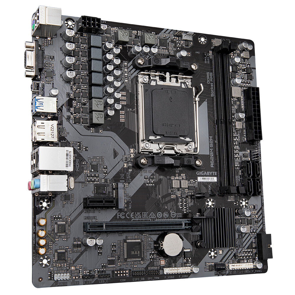 Gigabyte A620M S2H Micro ATX motherboard - AMD A620 Socket AM5