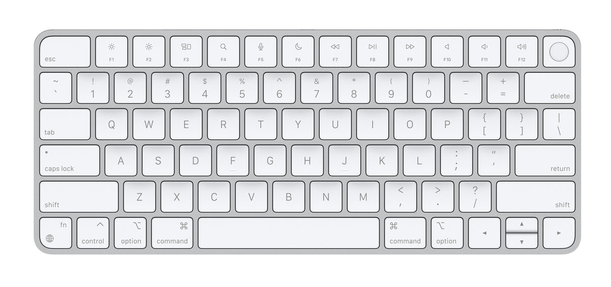 Apple Magic with Touch ID - Bluetooth Wireless Keyboard in White (QWERTY US)