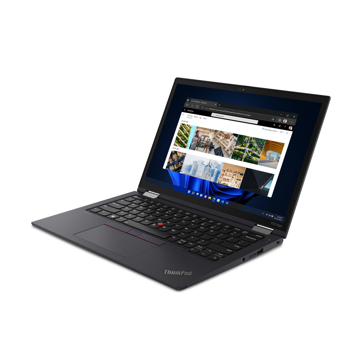 Lenovo ThinkPad X13 Yoga Gen 3 Hybrid (2-in-1) - 33.8 cm (13.3&quot;) - Touchscreen - Intel® Core™ i7-1255U - 16 GB LPDDR4x-SDRAM - 512 GB SSD - Wi-Fi 6E - Windows 11 Pro - Black