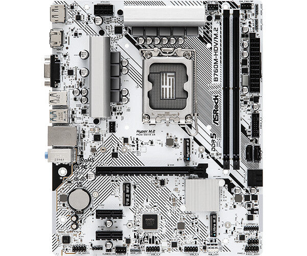 Asrock B760M-HDV/M.2 micro ATX motherboard - Intel B760 LGA 1700