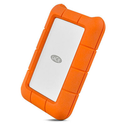 LaCie Rugged - USB-C External HDD in Orange - 1 TB