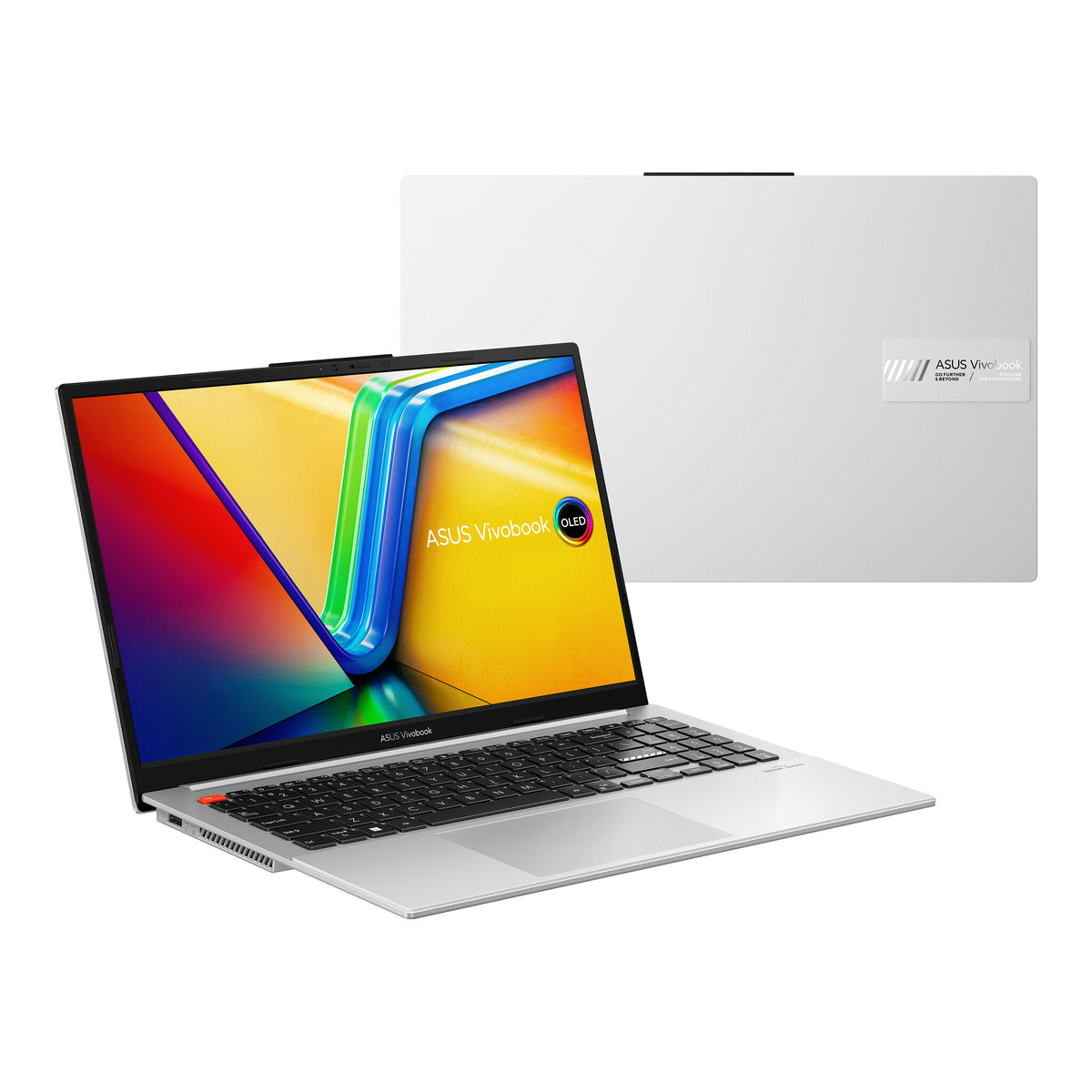 ASUS VivoBook Laptop - 39.6 cm (15.6&quot;) - Intel® Core™ i7-13700H - 16 GB LPDDR5-SDRAM - 1 TB SSD - Intel Arc A350M - Wi-Fi 6E - Windows 11 Home - Silver