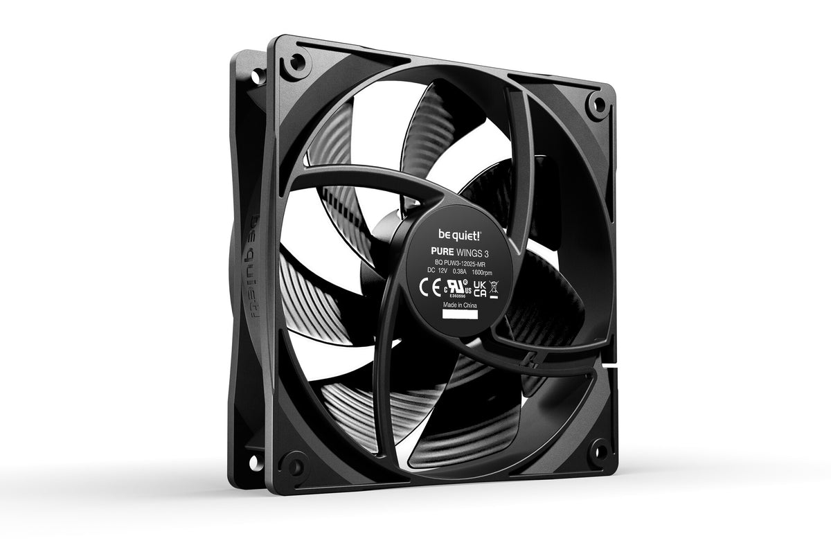 be quiet! Pure Wings 3 - Computer Case Fan in Black - 120mm