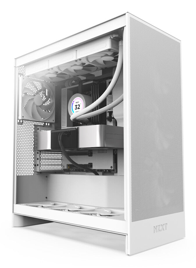 NZXT H7 Flow (2024) - ATX Mid Tower Case in White