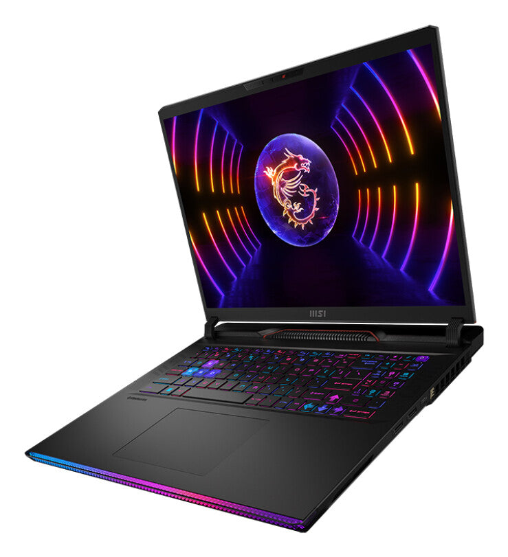 MSI Gaming RAIDER GE78HX Laptop - 43.2 cm (17&quot;) - Intel® Core™ i9-13980HX - 32 GB DDR5-SDRAM - 2 TB SSD - NVIDIA GeForce RTX 4080 - Wi-Fi 6E - Windows 11 Home - Black