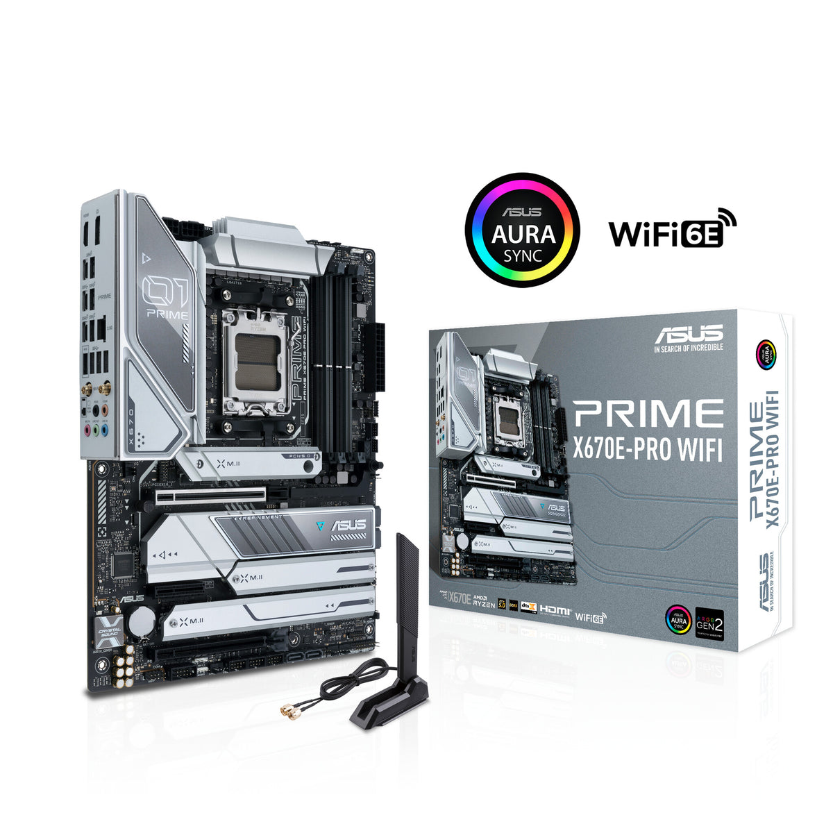 ASUS PRIME X670E-PRO WIFI ATX motherboard - AMD X670 Socket AM