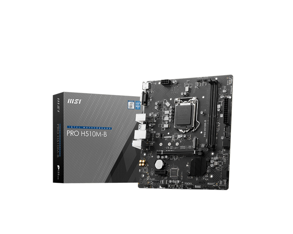 MSI PRO H510M-B micro ATX motherboard - Intel H470 LGA 1200