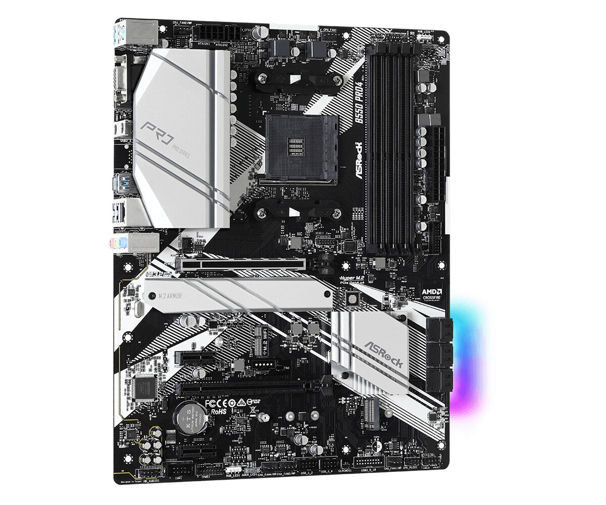 Asrock B550 Pro4 ATX motherboard - AMD B550 Socket AM4