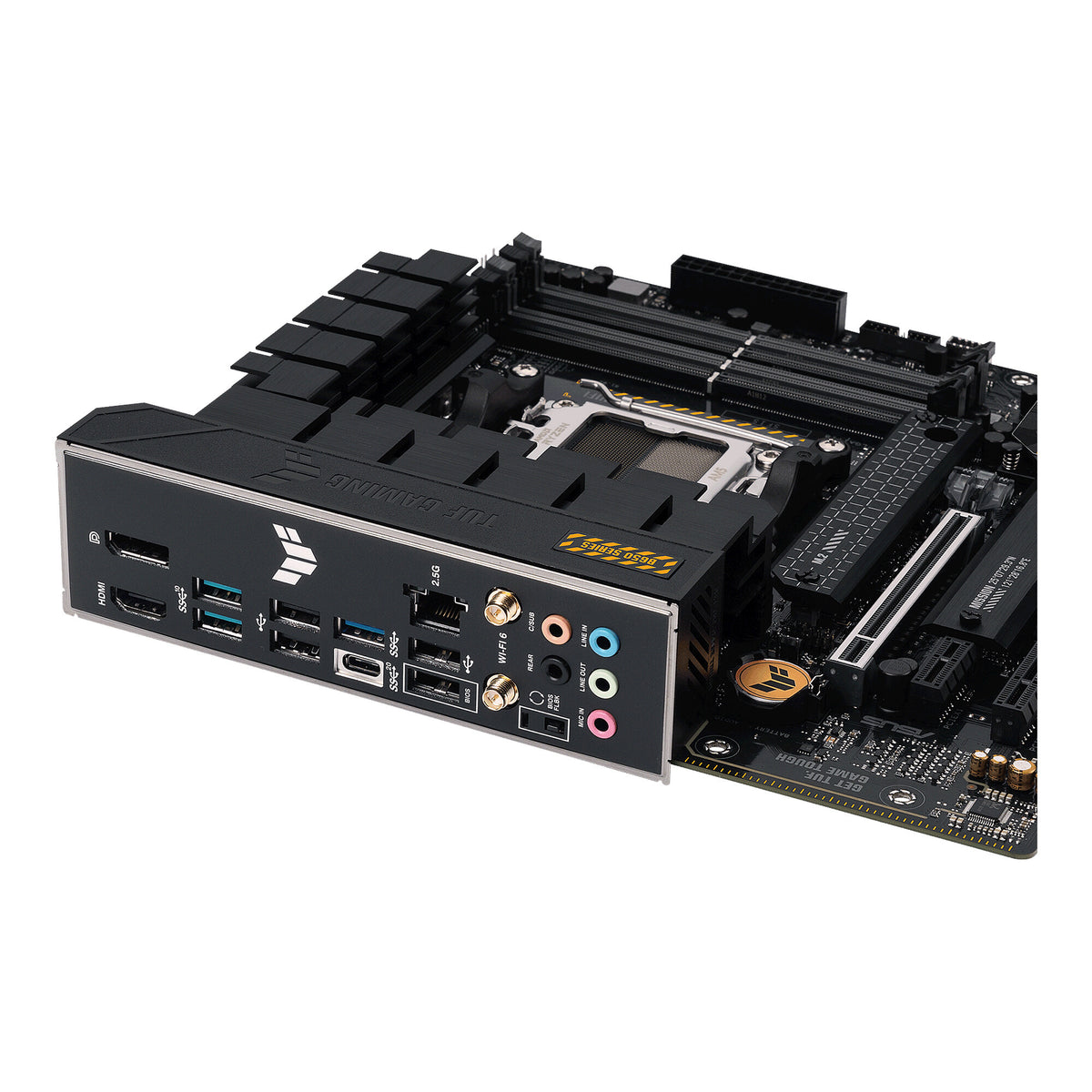 ASUS TUF GAMING B650M-PLUS WIFI micro ATX Motherboard - AMD B650 Socket AM5